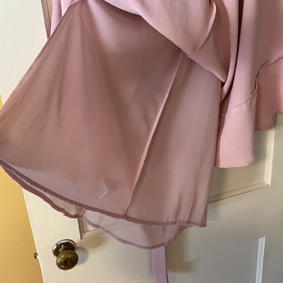 Altar’d State pink faux wrap maxi dress, S, NWT - Picture 6 of 9